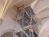 Rénovation d'un plafond d'une église à Dolomieu